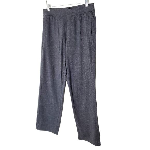 Lululemon Kung Fu Pants L Gray Hip Back Pockets Flat Seams Gym Training - Picture 3 of 10